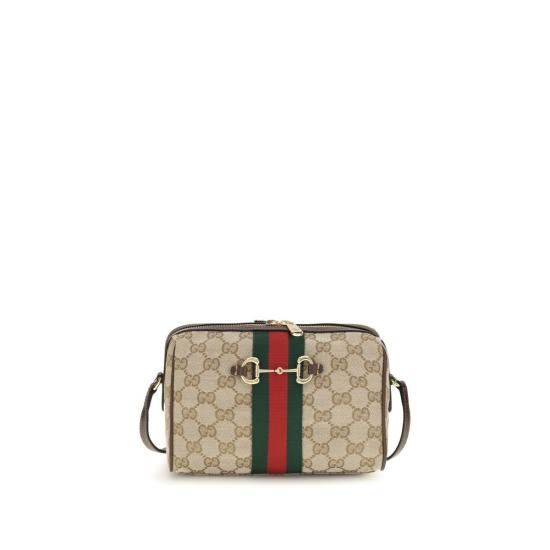 26FW 구찌 홀스빗 웹 코튼 카메라 숄더백 GUA008PZFAFV99653BB BEIGE