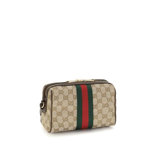 26FW 구찌 홀스빗 웹 코튼 카메라 숄더백 GUA008PZFAFV99653BB BEIGE - GUCCI