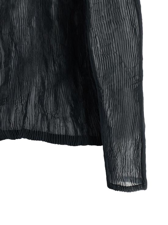26FW 이세이 미야케 가디건 IS341768BM BLACK - ISSEY MIYAKE