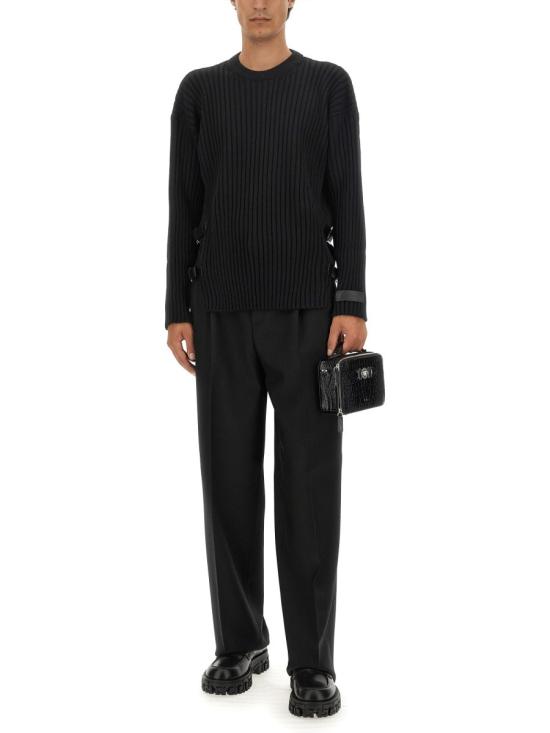  베르사체 팬츠 1012722 1A079781B000 BLACK - VERSACE