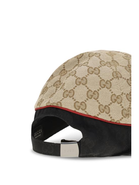 26FW 구찌 GG 코튼 캔버스 베이스볼 캡 A001I24HBLB 9660 BEIGE - GUCCI