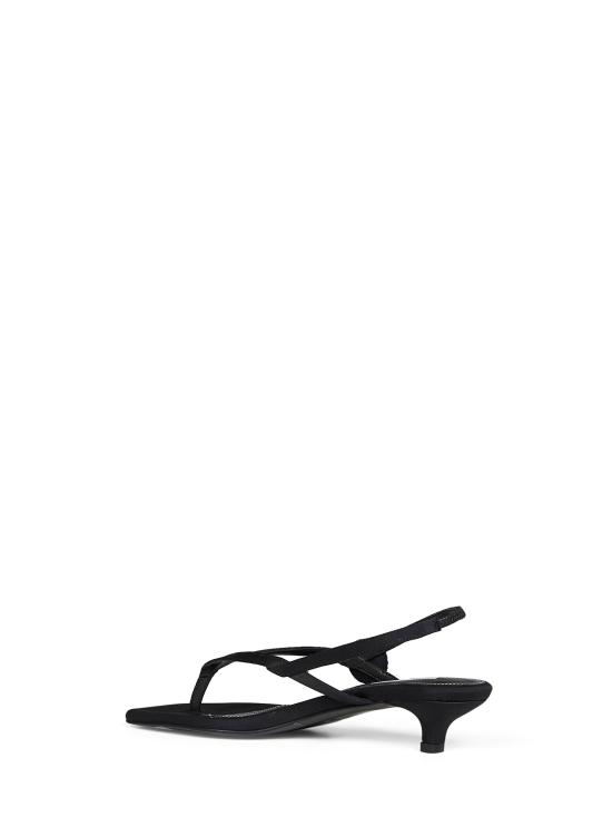 26FW 토템 샌들 263WAS0351FB0401 001 BLACK - TOTEME