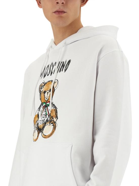  모스키노 탑 17160228 1001 WHITE - MOSCHINO