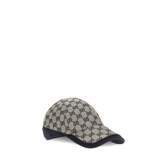 26FW 구찌 GG 모노그램 캔버스 베이스볼 캡 GUA001I24HBK44068BB GRAY - GUCCI
