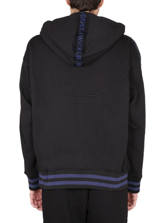  베르사체 후드 티셔츠 73GAI317 F0002899 BLACK - VERSACE