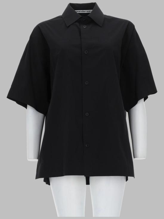 26FW 알렉산더 왕 셔츠 UWC3261912 001 BLACK
