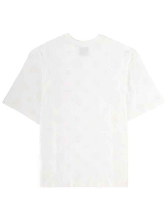 26SS 카사블랑카 탑 M SP26 JTS 044 05APPLIQUEMONOGRAM WHITE - CASABLANCA