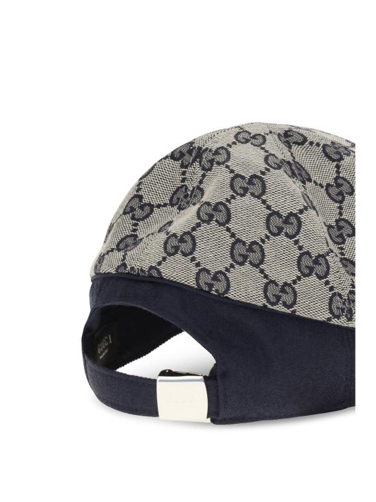 26FW 구찌 GG 코튼 패브릭 베이스볼 캡 A001I24HBK4 4068 BLUE - GUCCI