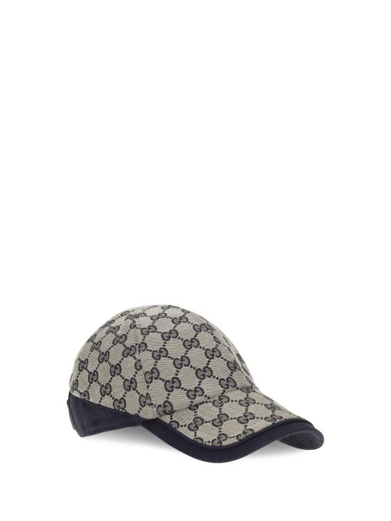 26FW 구찌 GG 코튼 패브릭 베이스볼 캡 A001I24HBK4 4068 BLUE - GUCCI