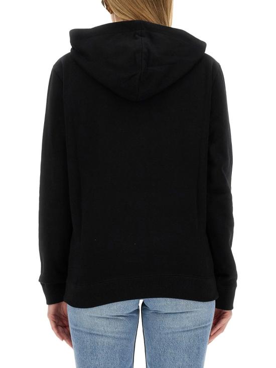  생로랑 리브 고쉬 로고 후드 677256 YB2EZ1035 BLACK - SAINT LAURENT