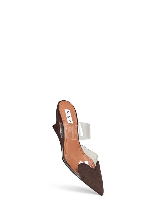 26FW 알라이아 플랫 슈즈 AA3M3013CK318 U15 BROWN - ALAIA