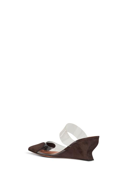 26FW 알라이아 플랫 슈즈 AA3M3013CK318 U15 BROWN - ALAIA