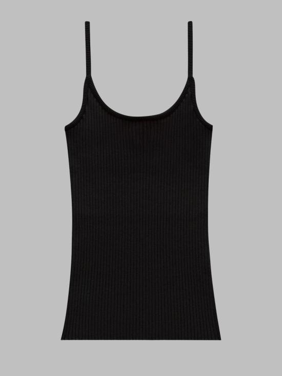 26FW 쿠레쥬 민소매 티셔츠 PERMDE012 FI00019999 BLACK - COURREGES