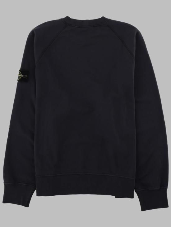 26FW 스톤 아일랜드 오가닉 코튼 플리스 오버사이즈핏 크루넥 스웨트셔츠 오가닉 코튼 플리스 오버사이즈핏 크루넥 스웨트셔츠 L2S156100008 S0051V002A BLUE - STONE ISLAND