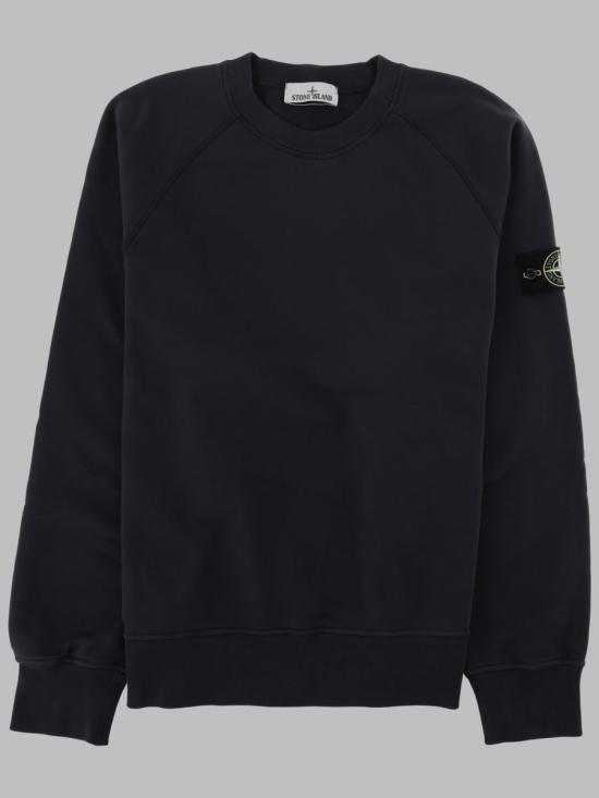 26FW 스톤 아일랜드 오가닉 코튼 플리스 오버사이즈핏 크루넥 스웨트셔츠 오가닉 코튼 플리스 오버사이즈핏 크루넥 스웨트셔츠 L2S156100008 S0051V002A BLUE