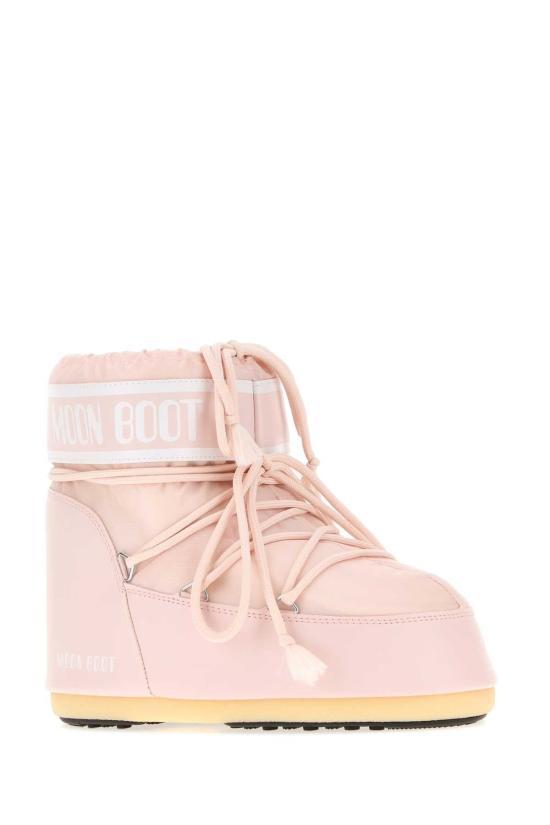 26FW 문부츠 아이콘 나일론 로우 부츠 1409340 J042 PINK - MOON BOOT