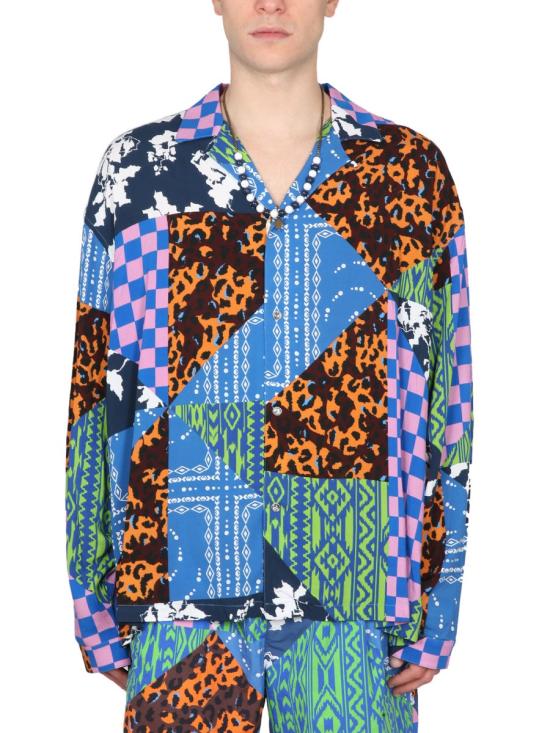  마르셀로 불론 셔츠 CMGE002 S23FAB0014584 BLUE