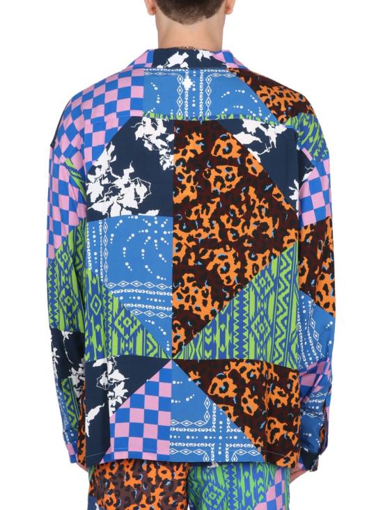  마르셀로 불론 셔츠 CMGE002 S23FAB0014584 BLUE - MARCELO BURLON