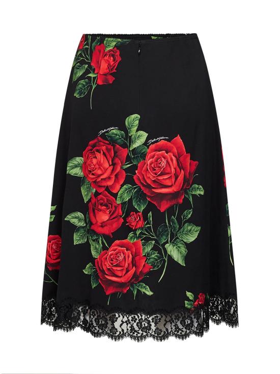 26FW 돌체앤가바나 스커트 F4DE2TFSA9RHN6EJ BLACK - DOLCE & GABBANA
