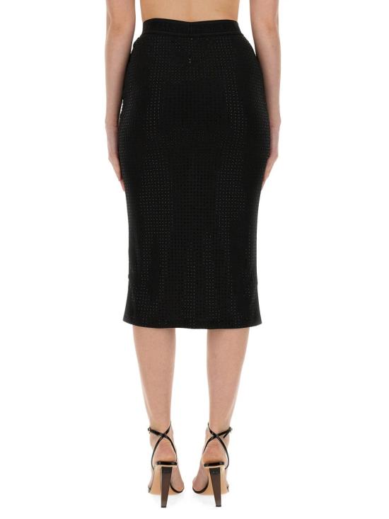 베르사체 스커트 76HAE8B6 J0124899 BLACK