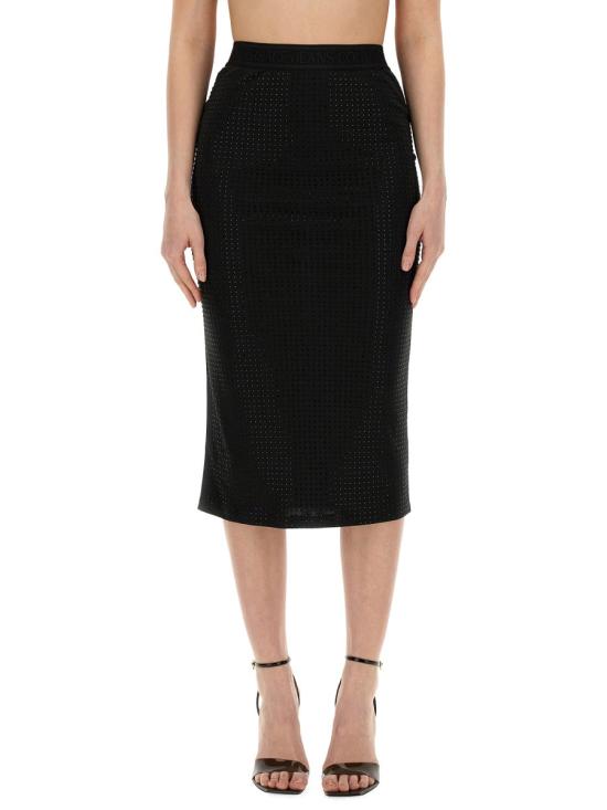 베르사체 스커트 76HAE8B6 J0124899 BLACK - VERSACE