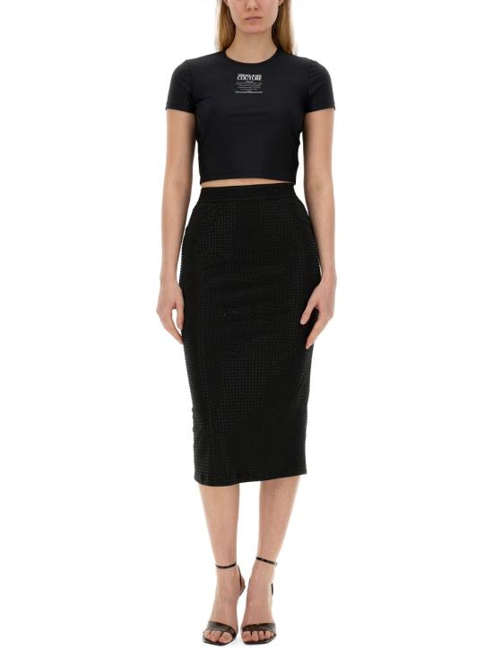  베르사체 스커트 76HAE8B6 J0124899 BLACK - VERSACE