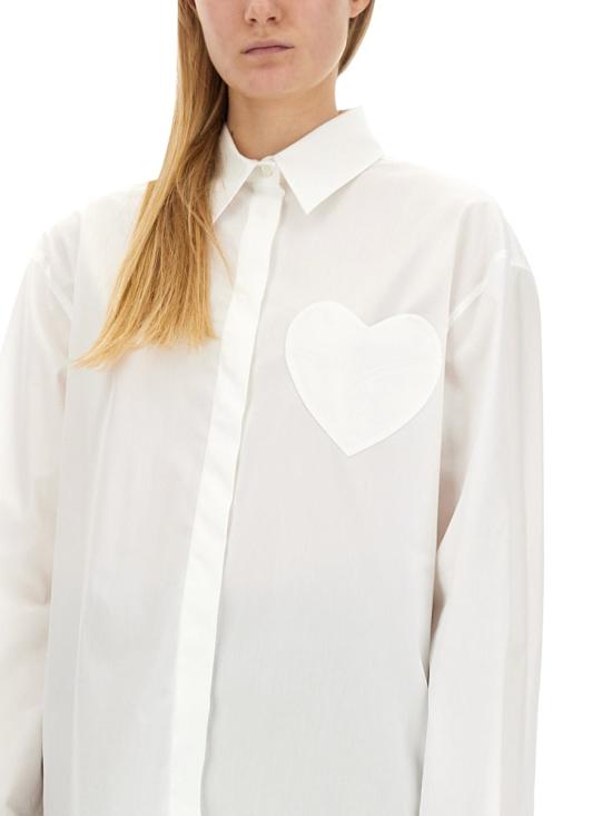  모스키노 셔츠 02013270 0001 WHITE - MOSCHINO