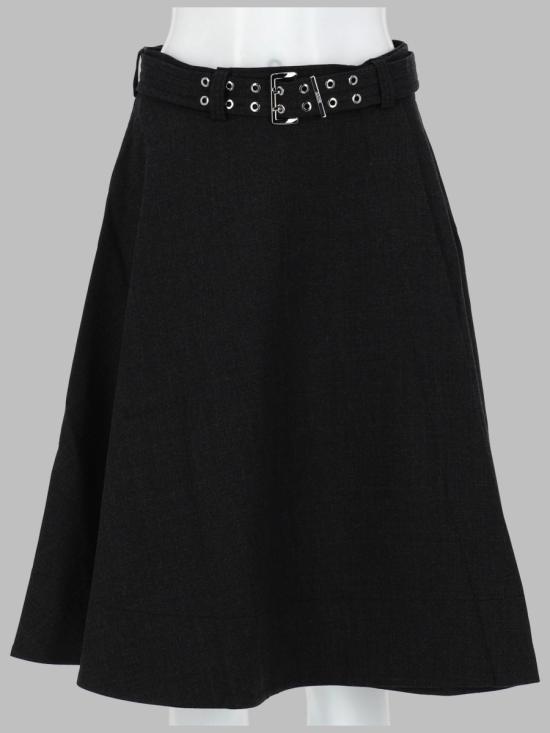 26SS 가니 스커트 A1090068 252 BLACK