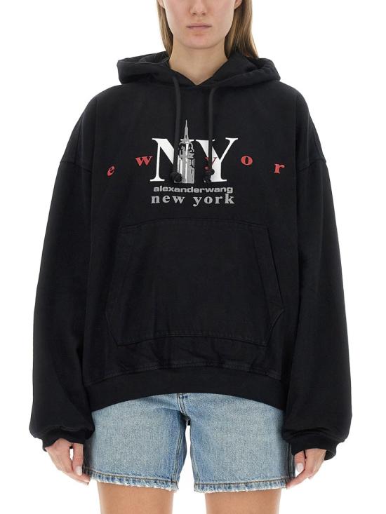  알렉산더 왕 스웨터 UDC4231611 011 BLACK - ALEXANDER WANG