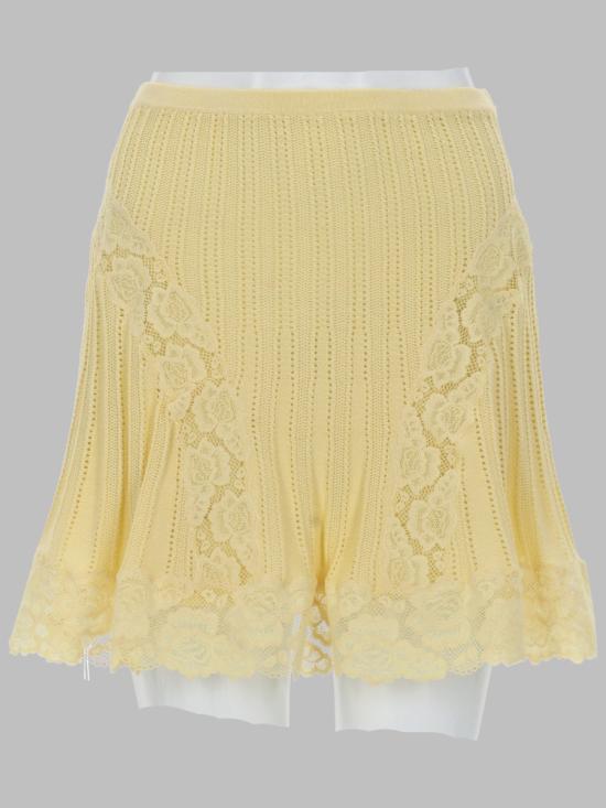 26SS 셀프 포트레이트 스커트 SS26 049SK Y YELLOW