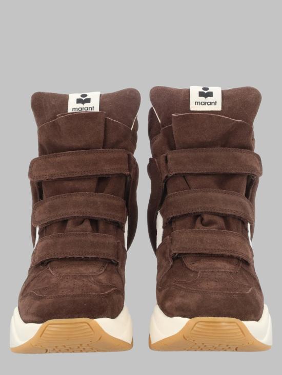 26FW 이자벨마랑 발스키 스웨이드 웨지 스니커즈 BK0009FA B4E10SCLMW BROWN