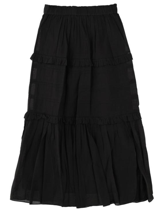 26SS 이자벨마랑에뚜왈 스커트 JU0451FB B3J04E01BK BLACK - ISABEL MARANT ETOILE
