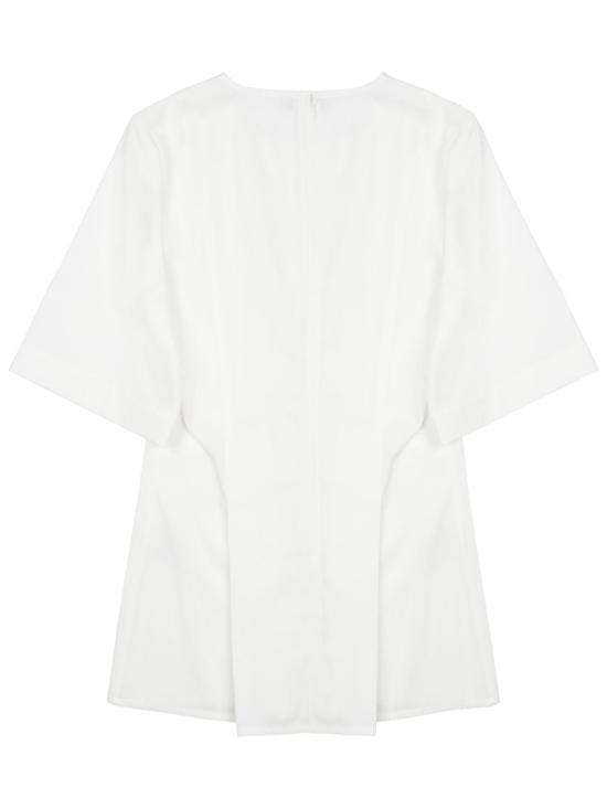 26SS 토템 블라우스 262WRT0735FB0490 047 WHITE - TOTEME