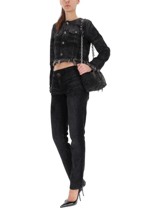 25FW 디젤 트러커 자켓 A21616 007DB02 BLACK - DIESEL