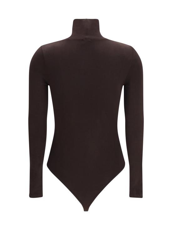 26FW 월포드 바디수트 티셔츠 75084 4870 BROWN - WOLFORD