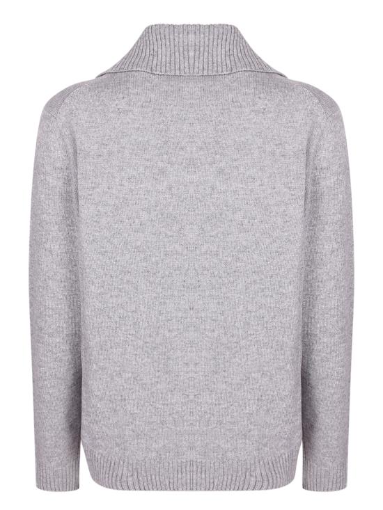 27FW 자노네 집업 니트 810376 ZK136 Z3340 Grey - ZANONE