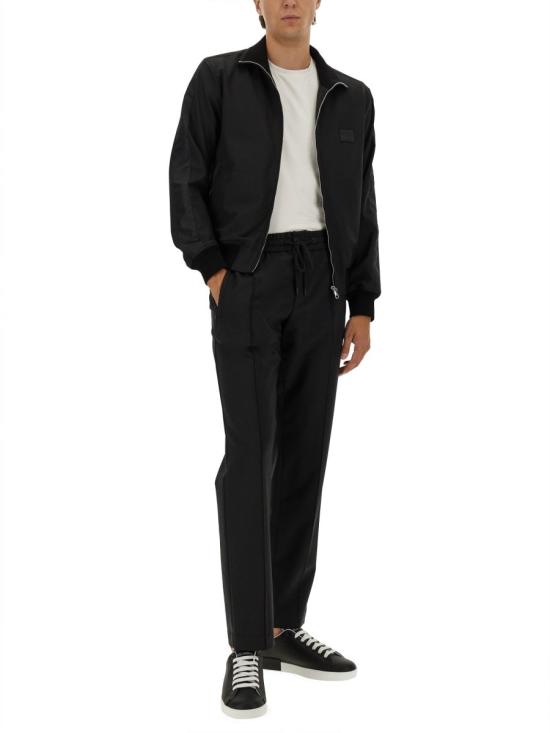 25FW 돌체앤가바나 트레이닝/조거 팬츠 GP147T FURK8N0000 BLACK - DOLCE & GABBANA