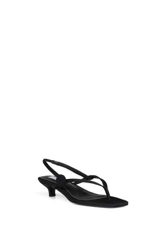 26FW 토템 샌들 263WAS0351FB0401 001 BLACK - TOTEME