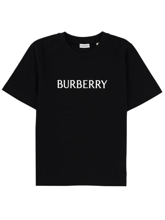 26SS 버버리 로고 코튼 티셔츠 8118977 A1189 BLACK