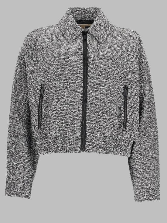 26FW 마이클 코어스 자켓 MT620LUH6U 004BLACK BONE GRAY