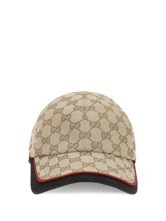 26FW 구찌 GG 코튼 캔버스 베이스볼 캡 A001I24HBLB 9660 BEIGE
