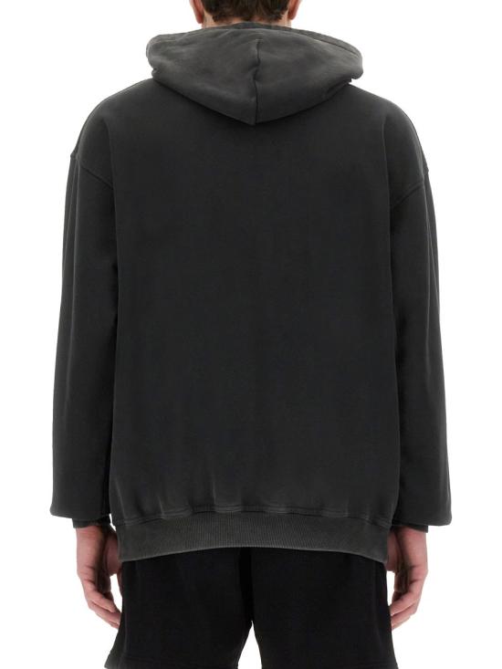 26SS 리프레젠트 후드 티셔츠 MLM41134 003 BLACK