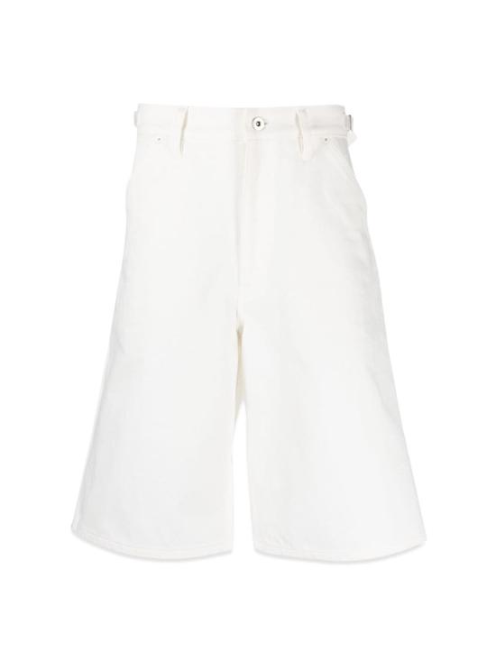  질샌더 데님 숏팬츠 JPUU663168 MU246300102 WHITE