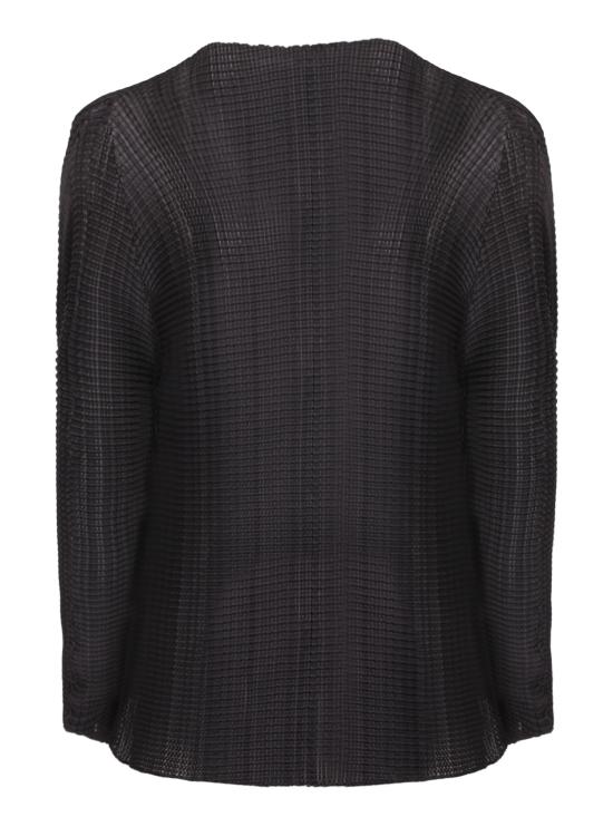 27FW 이세이 미야케 블라우스 IM66FJ680 15 Black - ISSEY MIYAKE
