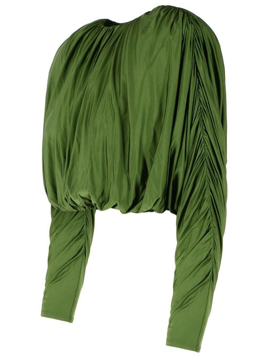 26FW 셀프 포트레이트 블라우스 AW26 009TA GOLIVE Green - SELF PORTRAIT