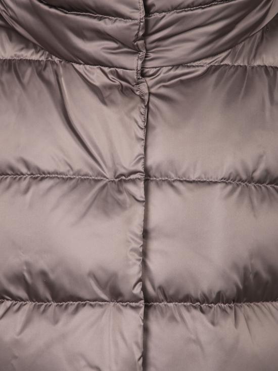 27FW 에르노 새틴 & 뉴 레이디 퍼 A셰이프 다운 자킷 PI001934D 12170Z 9480 Grey - HERNO