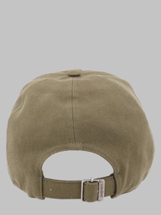 26SS 생로랑 코튼 데님 트윌 카산드라 베이스볼 캡 864608 3YT512900 BROWN