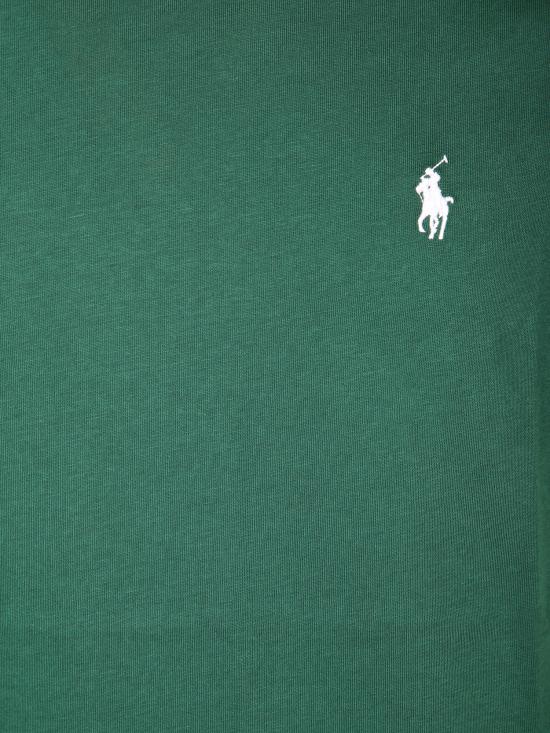27FW 폴로 랄프로렌 포니로고 자수 반팔 티셔츠 710671438 531 Green - POLO RALPH LAUREN