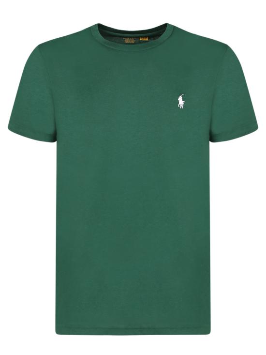 27FW 폴로 랄프로렌 포니로고 자수 반팔 티셔츠 710671438 531 Green
