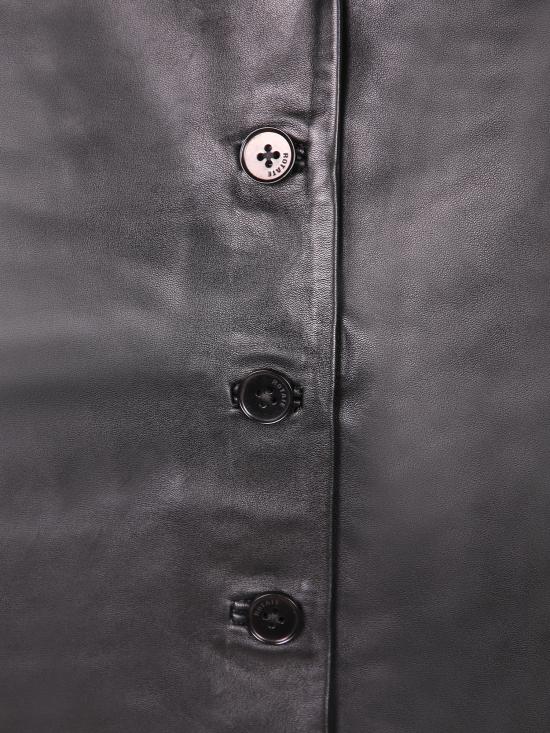 27FW 로테이트 가죽 자켓 116172100 100 Black - ROTATE
